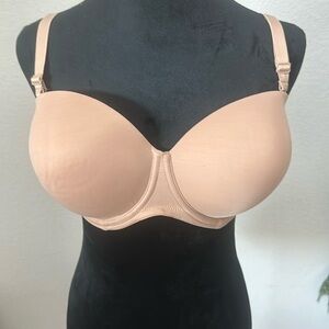 NWT- Victoria Secret PINK  Nude wear everywhere multi way‎ bra 💜 36DD